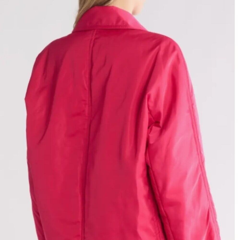 A.L.C. Lincoln Jacket NEW Streamlined Water Resistant Pink Snap Front Small - Picture 6 of 6